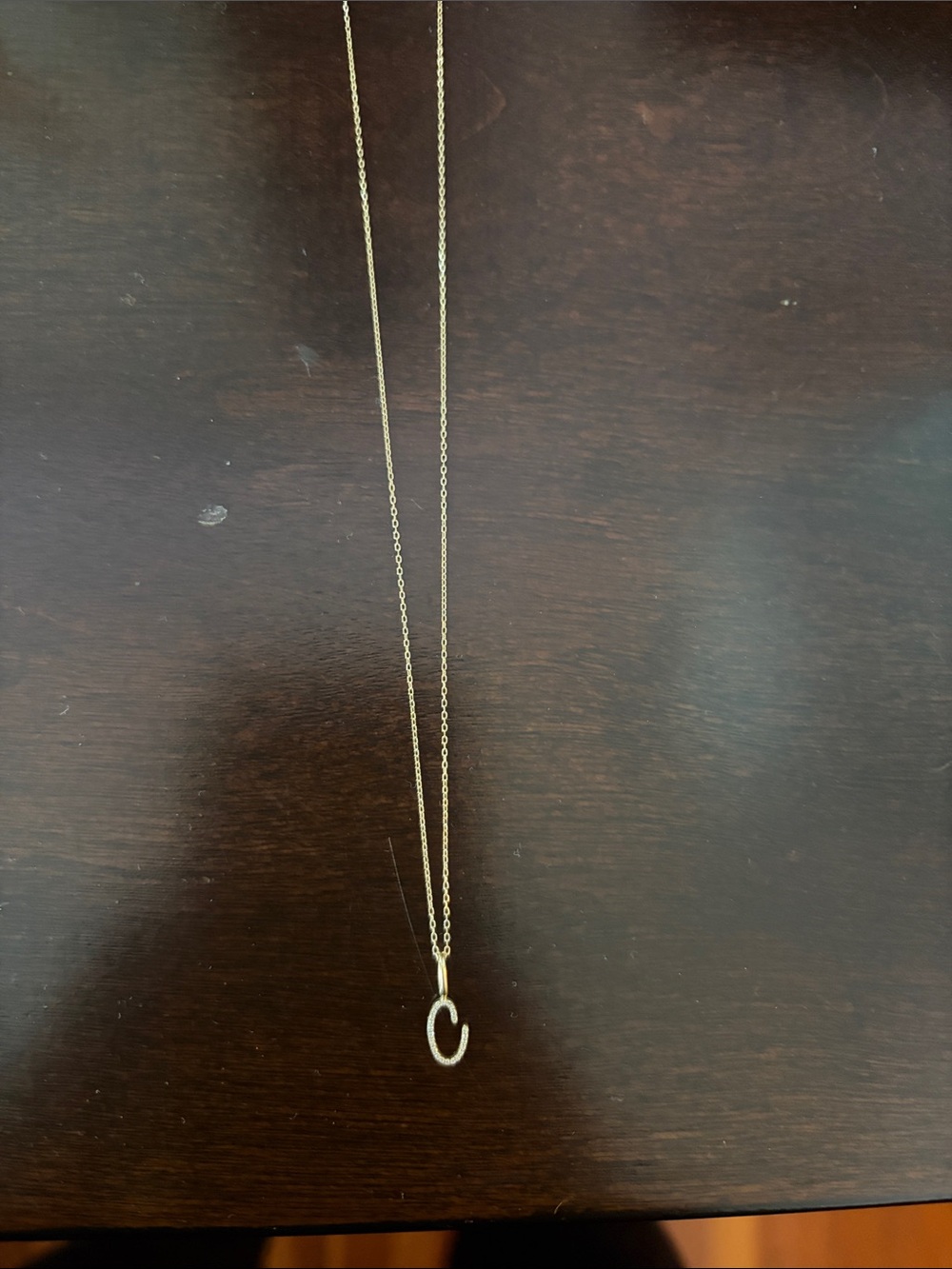 Gorjana 14K Classic Gold Initial C Diamond Necklace - Women Jewelry